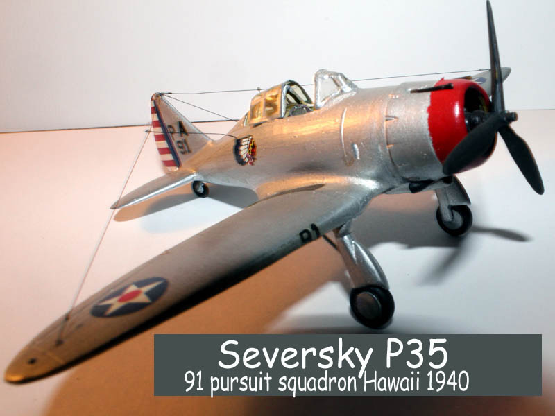 Seversky P35 91 PS Hawaii 1940 S-00310