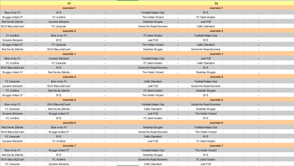 Le calendrier Calend17