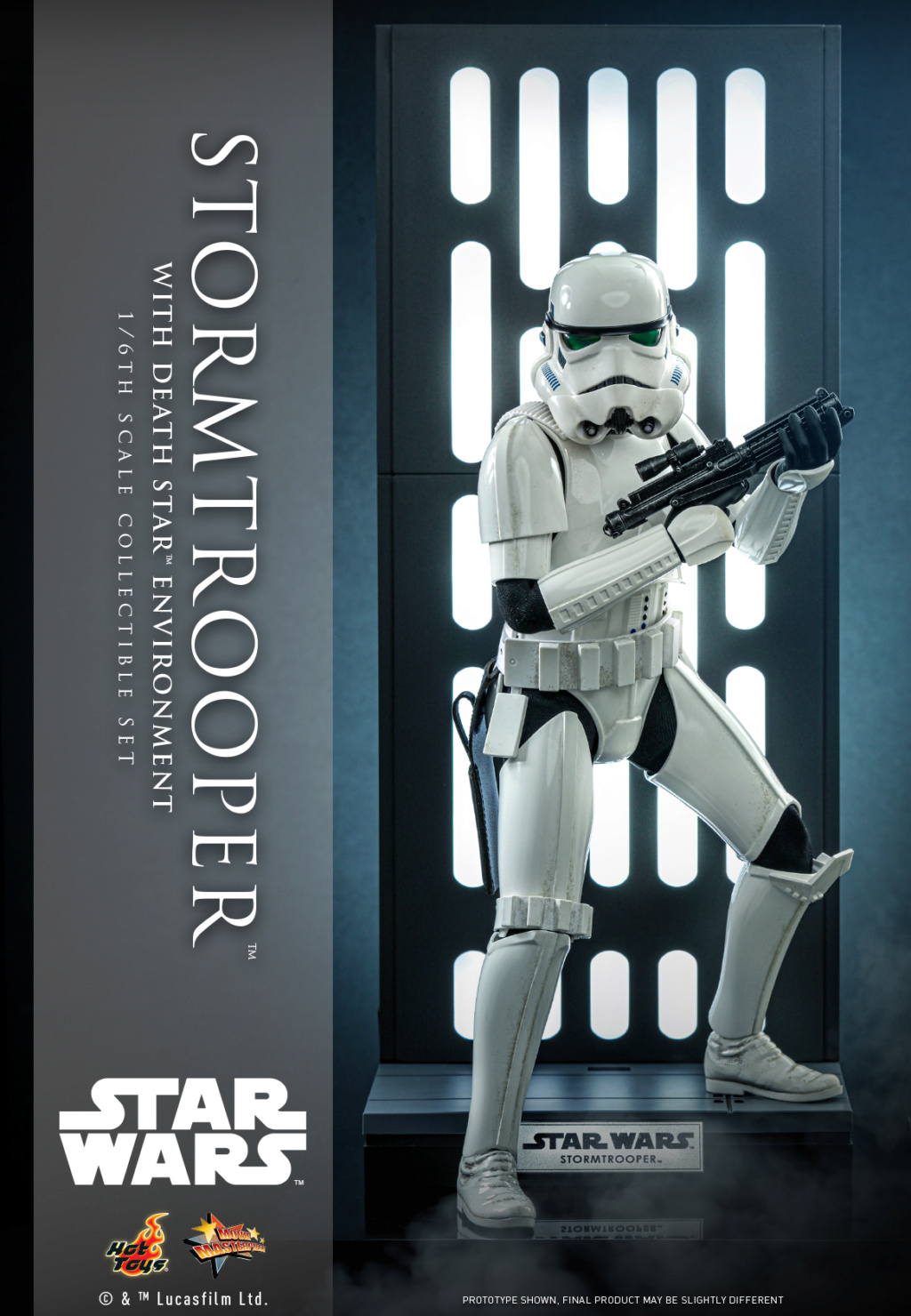 NEW PRODUCT: HOT TOYS STAR WARS 1/6 Stormtrooper with Death Star Environment Set 0121