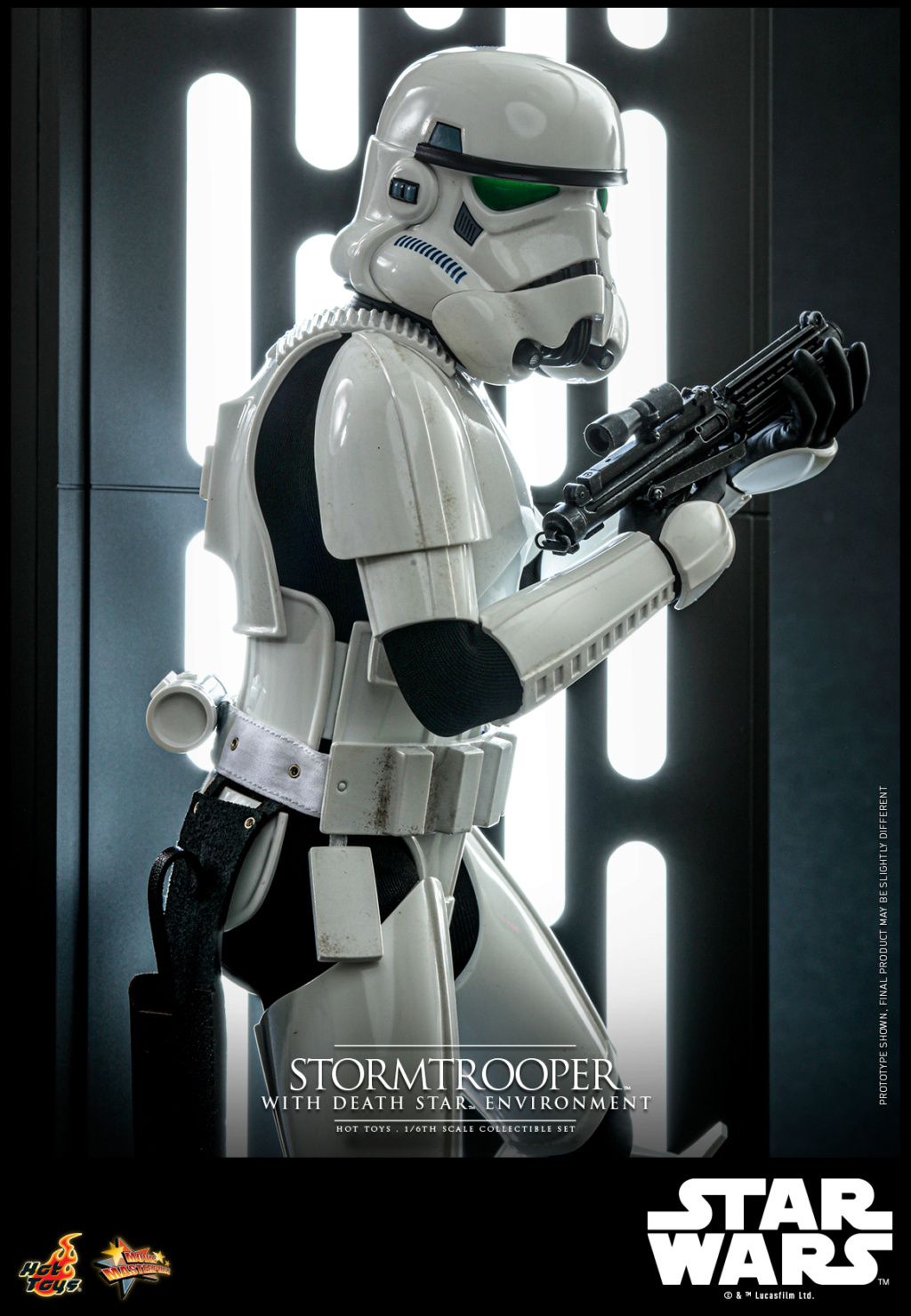 NEW PRODUCT: HOT TOYS STAR WARS 1/6 Stormtrooper with Death Star Environment Set 0221