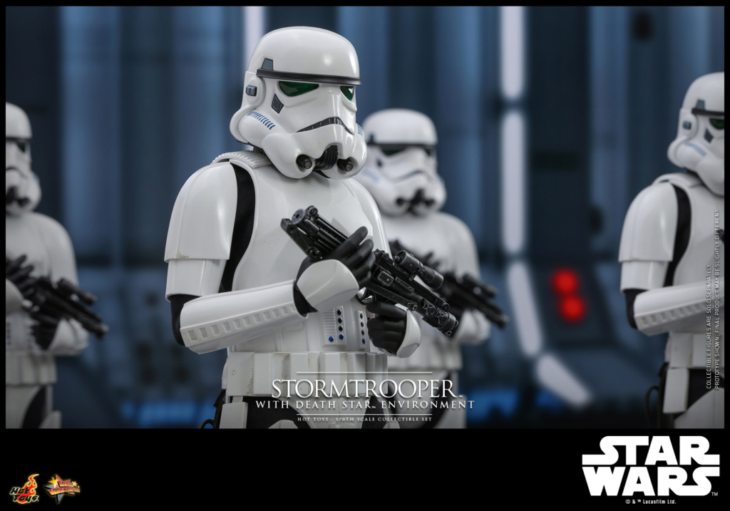 NEW PRODUCT: HOT TOYS STAR WARS 1/6 Stormtrooper with Death Star Environment Set 0320