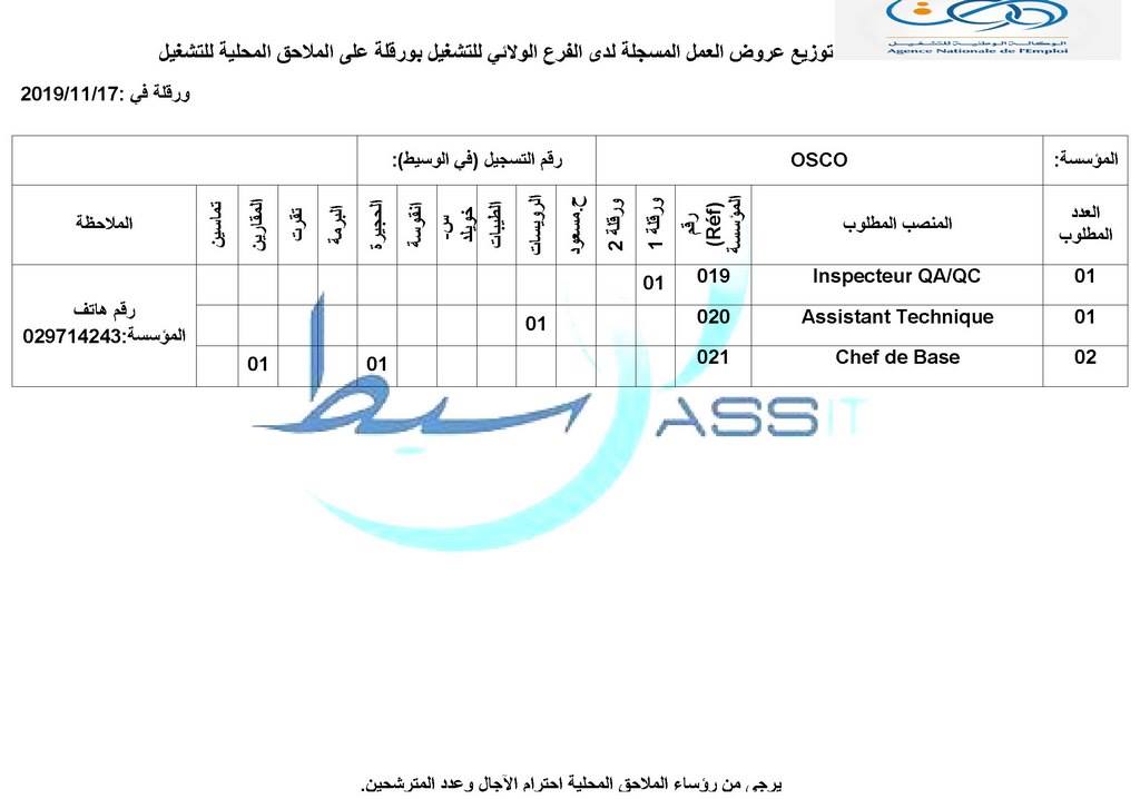 تقسيم عروض العمل ليوم 17/11/2019 الجزء 2 510