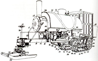 LOMBARD : Tracteur chenillé à vapeur, avant HOLT... Fc_v4_10