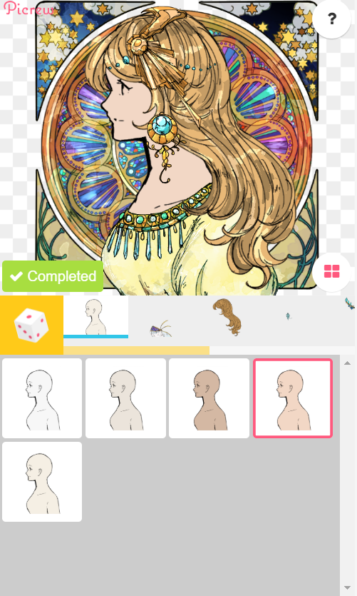 Weekly Dress Up Games: Stained Glass Maiden Rfm10