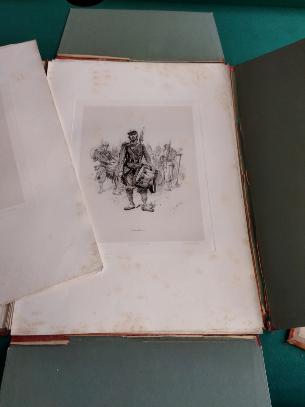 Croquis 1870 DE Neuville et petit portrait de 1917  Img_2104