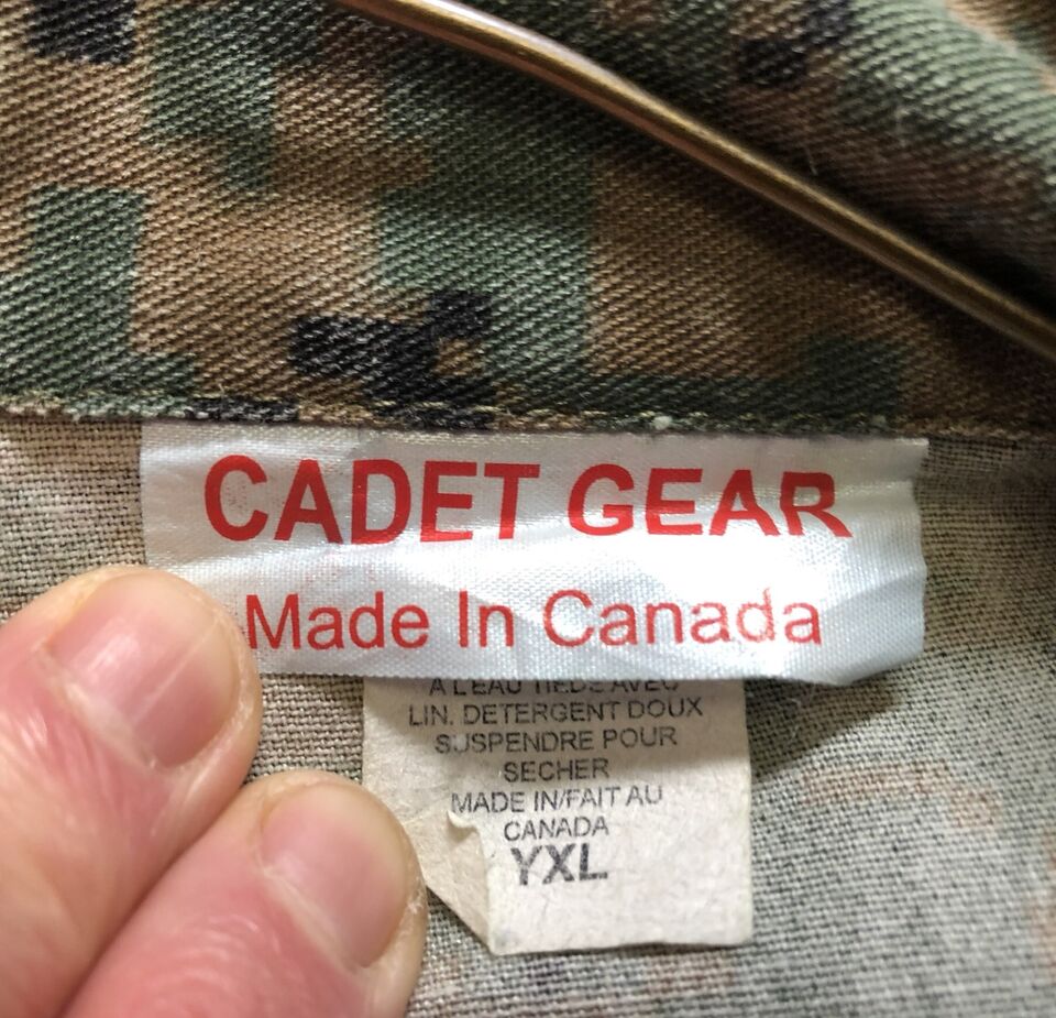 Old Canadian Army Cadet Camo Uniform  _59_110