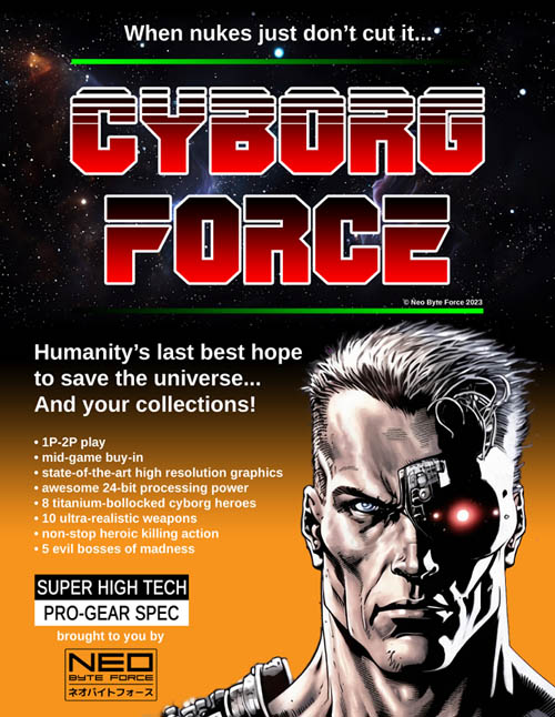 Cyborg Force, nouveau jeu Neo Geo Flyers10