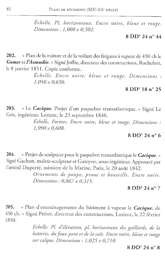 Frégate à roues "La Caraïbe" perdue en janvier 1847. - Page 3 512