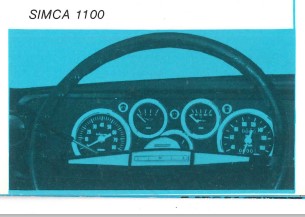 Les accessoires pour Simca 1100 : le tableau de bord Jaeger Captur29