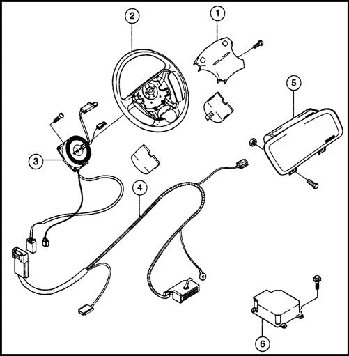 Componentes del sistema de airbag Chery A3 23935710