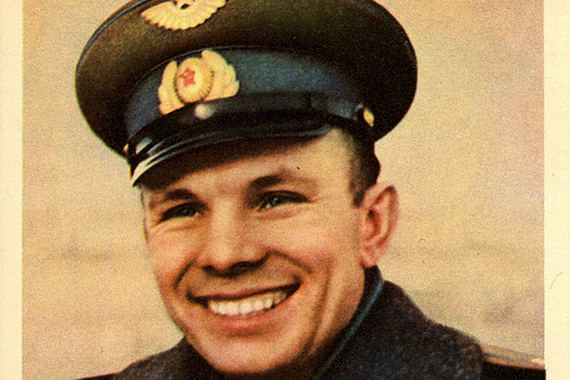 Erste sowjetische Kosmonauten Gagari10