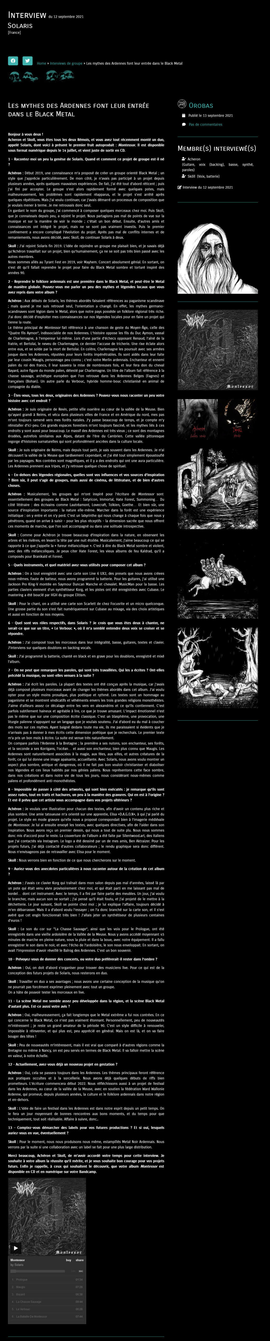 SOLARIS - "Montessor", Black Metal ardennais 2222211
