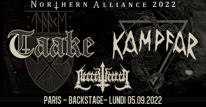 TAAKE + KAMPFAR + NECROWRETCH - Paris, Backstage - le 5 septembre 2022 27185510