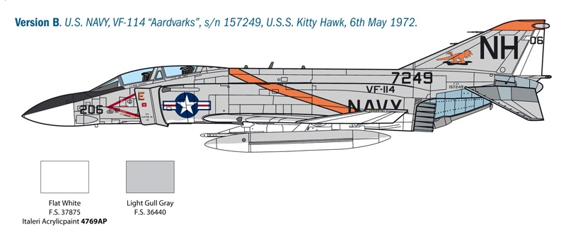 F-4J Phantom II VF-84 USS ROOSVELT 1975 [ITALERI 1/48] 24381_13