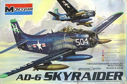 Skyraider en maquette au 1/48 Ad-6_m10