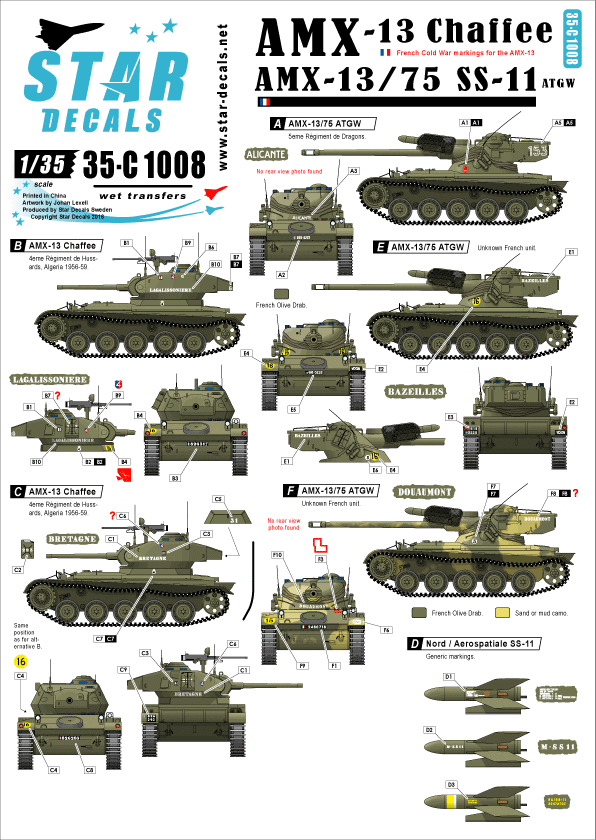 AMX-13 75 SS11 [Heller 1/35] Decals10