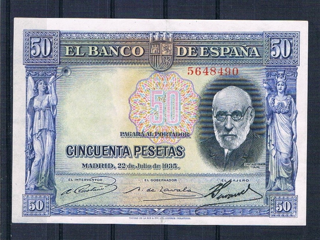informacion 50 pesetas 1935 Azul10