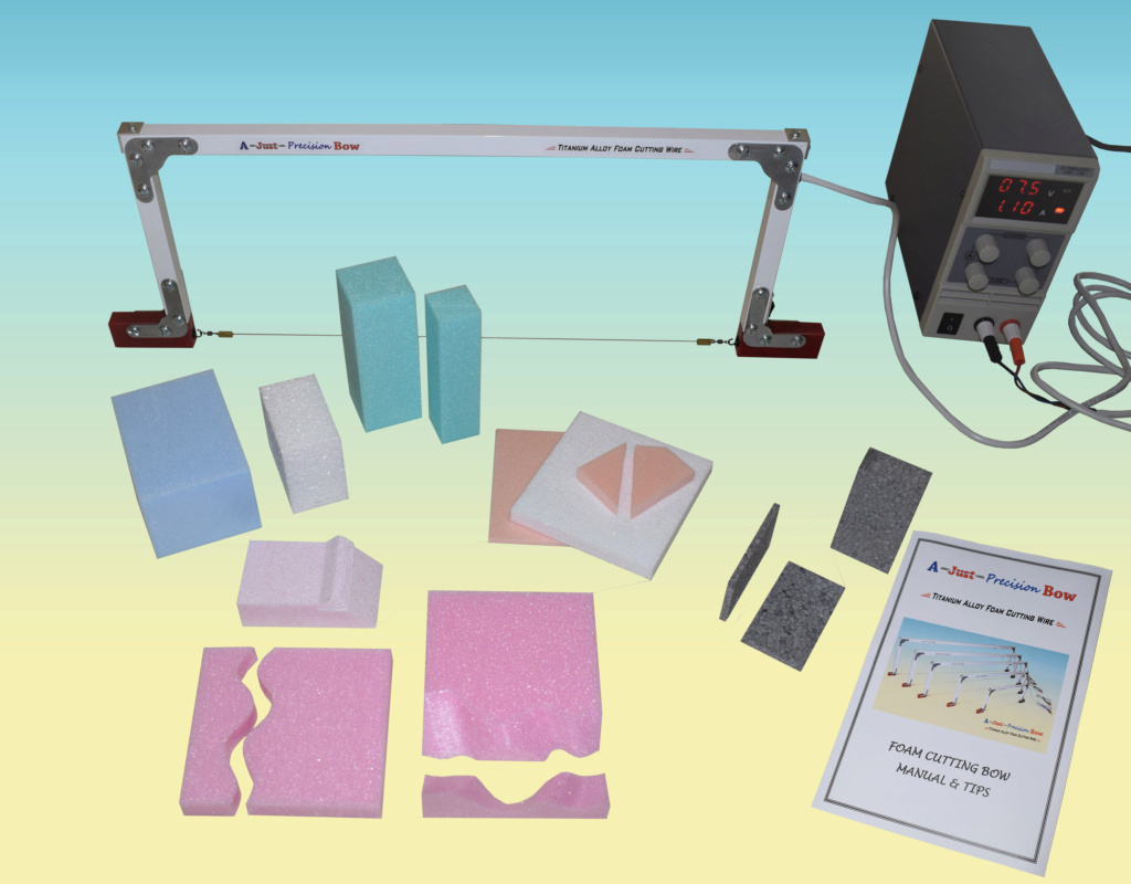 making foam cutters - Precision foam cutting bows / Titanium wire / adjustable tension 1213