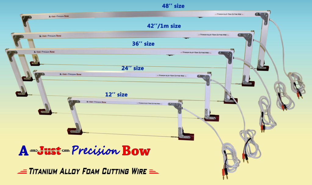 Precision foam cutting bows / Titanium wire / adjustable tension 218