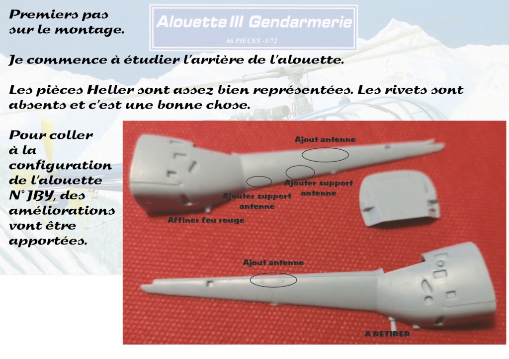 1/72 SA 316B ALOUETTE III - GENDARMERIE - HELLER - REF : 80286 - Page 2 20230334