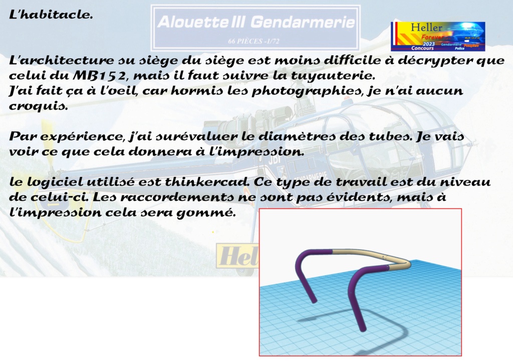 SUD AVIATION SA 319B ALOUETTE III - GENDARMERIE Réf 80289 - Page 2 20230347