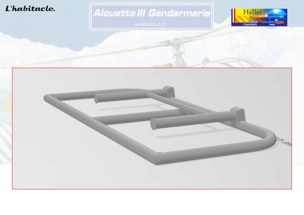 SUD AVIATION SA 319B ALOUETTE III - GENDARMERIE Réf 80289 - Page 3 20230364