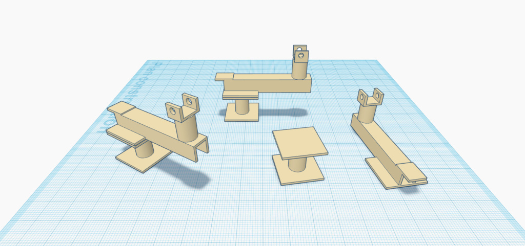 CONCEPTION 3D - SUPPORT MITRAILLEUSE LOURDE M2 CAL 50 - ISRAELI TANK TI67 - FORMES SIMPLES (FINI PAGE 1) Char_i11