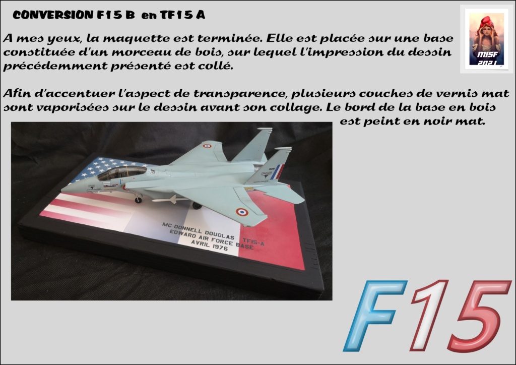 McDONNELL DOUGLAS F15 conversion F 15 B en TF15A  Réf 80336 - Page 2 F15_fr80