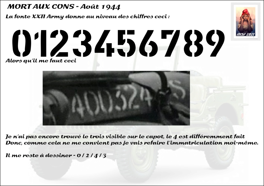 1/35 JEEP - 2EME DB - CAPITAINE DRONNE - MORT AUX CONS - ITALERI 1/35 - Page 2 Jeep_d21