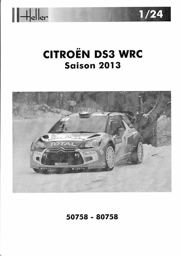 1/24 - DS3 WRC 2013 - HELLER -  Maque542