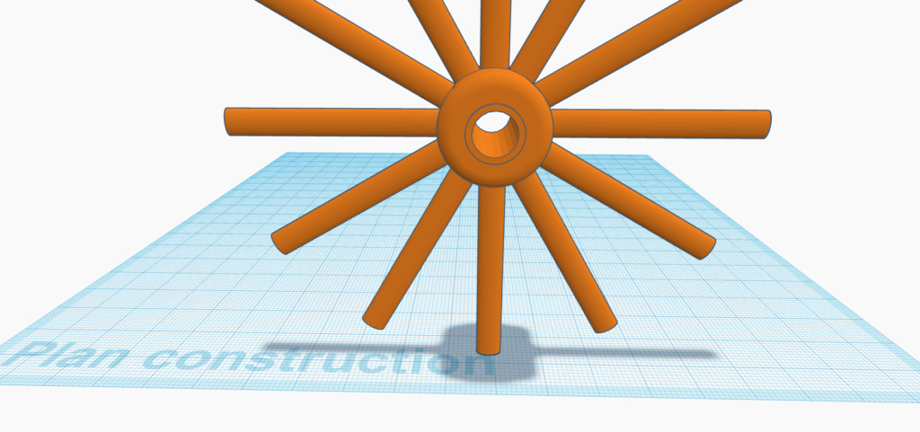 CONCEPTION 3D - FORMES SIMPLES - ROUE DE CHARRETTE Roue_d24