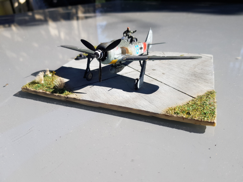 Retour de Mission (FW-190A8 1/72) Devant14