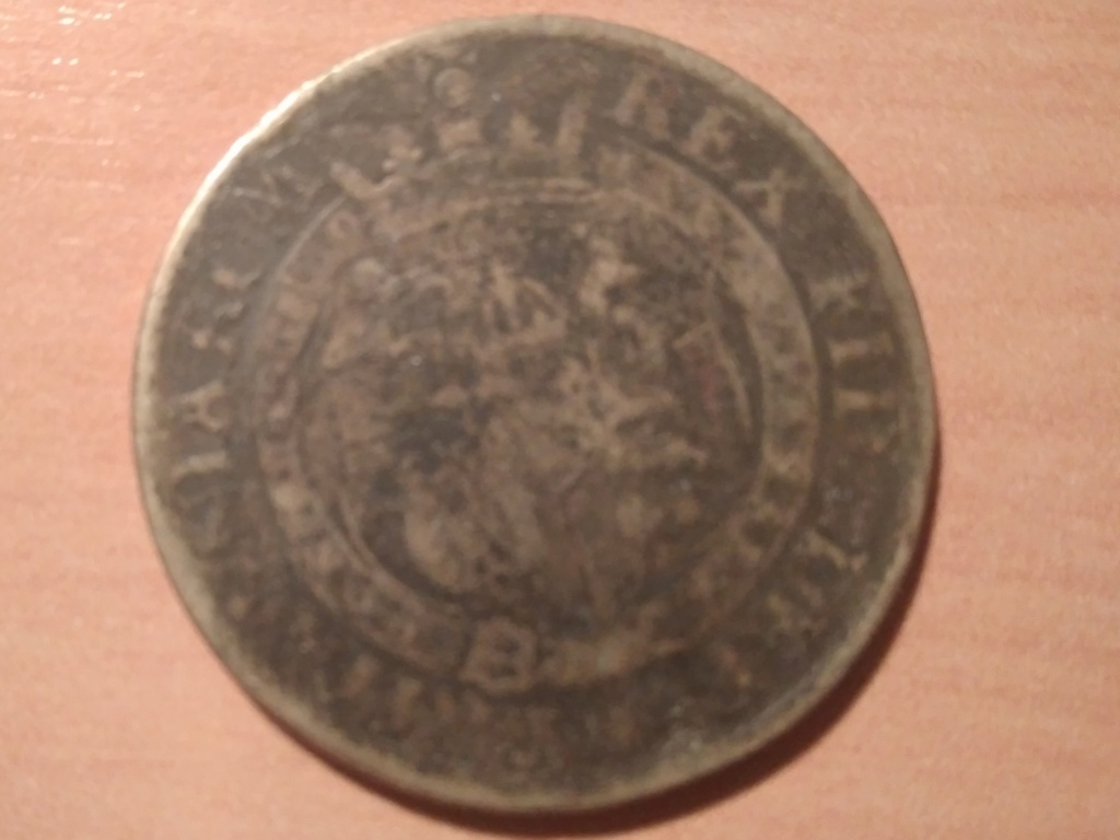  Media Corona de Jorge III 1818. Reino Unido. Img_2013
