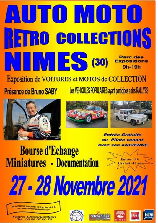 Salon Auto Moto Retro collection Nîmes 27-28Novembre 2021 Nimes_11