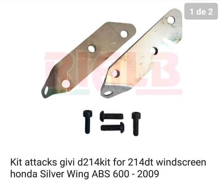 The D214Kit for the Givi windscreens 214DT & AF214 Screen11