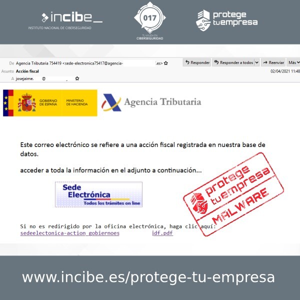 "Acción fiscal": el correo fraudulento con malware que aprovecha la campaña de la Renta 2020 para suplantar a Hacienda 1366_212