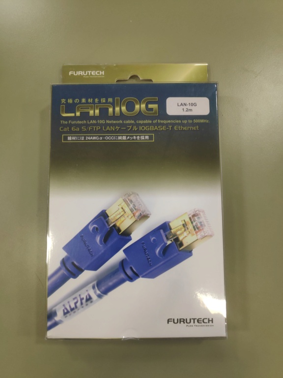 Furutech LAN-10G ethernet network cable(SOLD) Img_2066