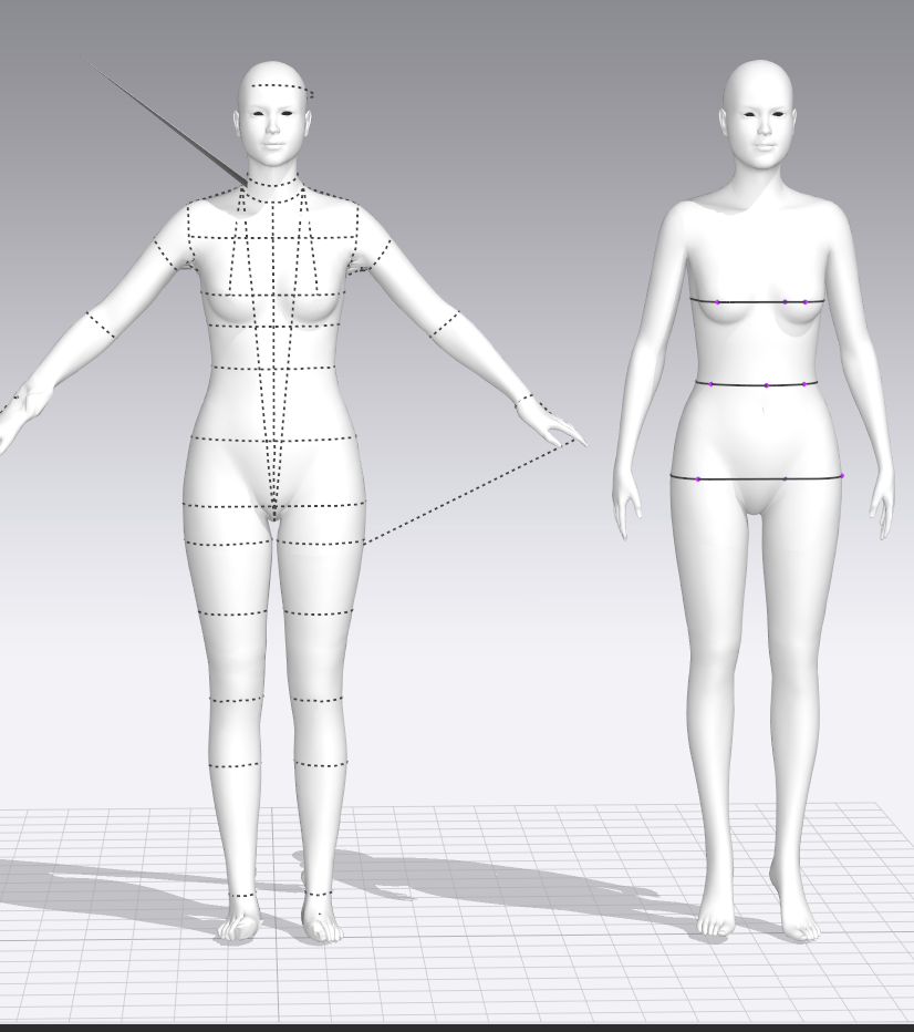 Раскройка одежды для Marvelous Designer