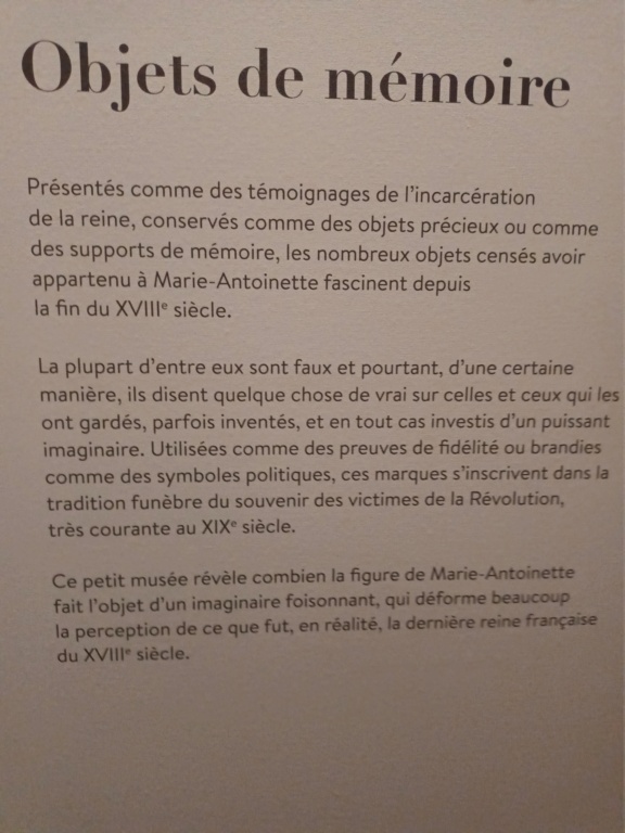 Marie-Antoinette à la Conciergerie : sa cellule et la chapelle expiatoire - Page 7 20230810