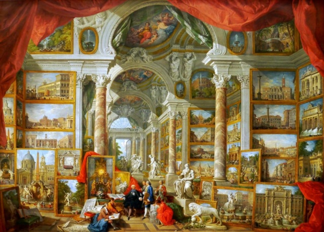 История одной картины: Джованни Паоло Панини Галерея видов Древнего Рима.  1754-1757г.  Photo105