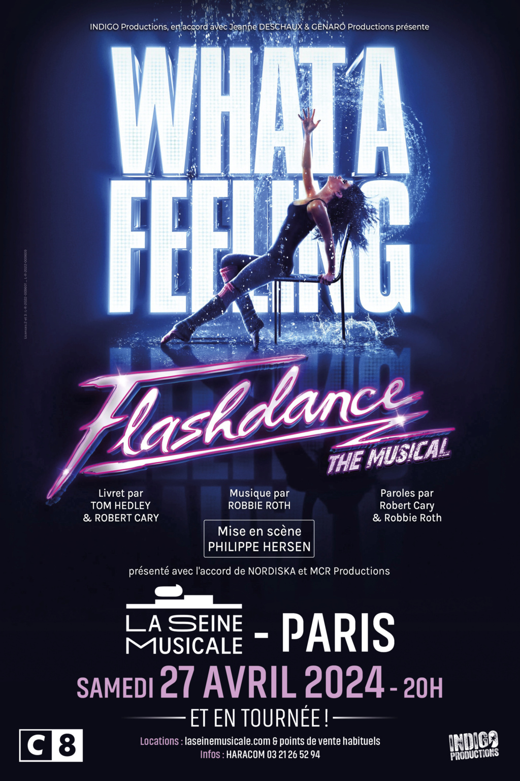Flashdance, le spectacle musical revient à Paris à la Seine Musicale le 27/04/2024 et en tournée dans toute la France Affich10