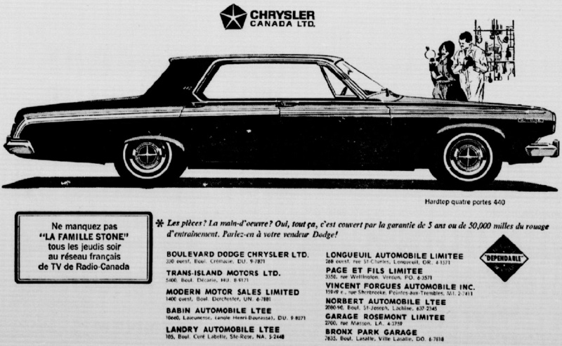 Les anciens dealers Mopar du Québec - Page 7 63dodg10