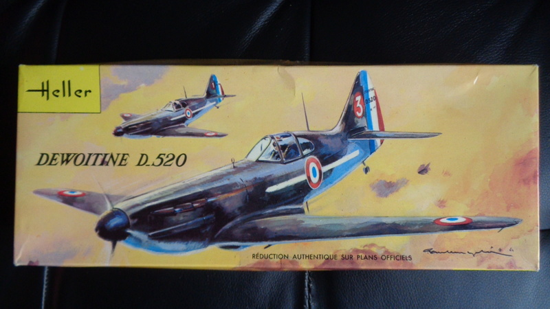 Dewoitine D520 [Frog] 1/72 (VINTAGE) Dsc01215