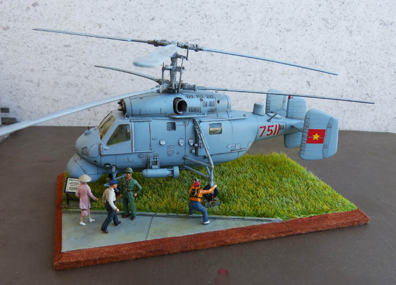 Kamov 25 Vietnamien au Musée de Hanoi - Base Airfix - 1/72. Kamov283