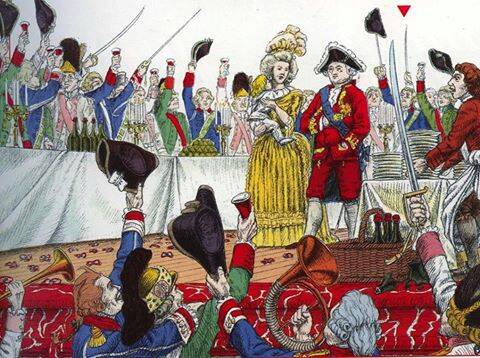 Le banquet des Gardes du corps, 1er octobre 1789