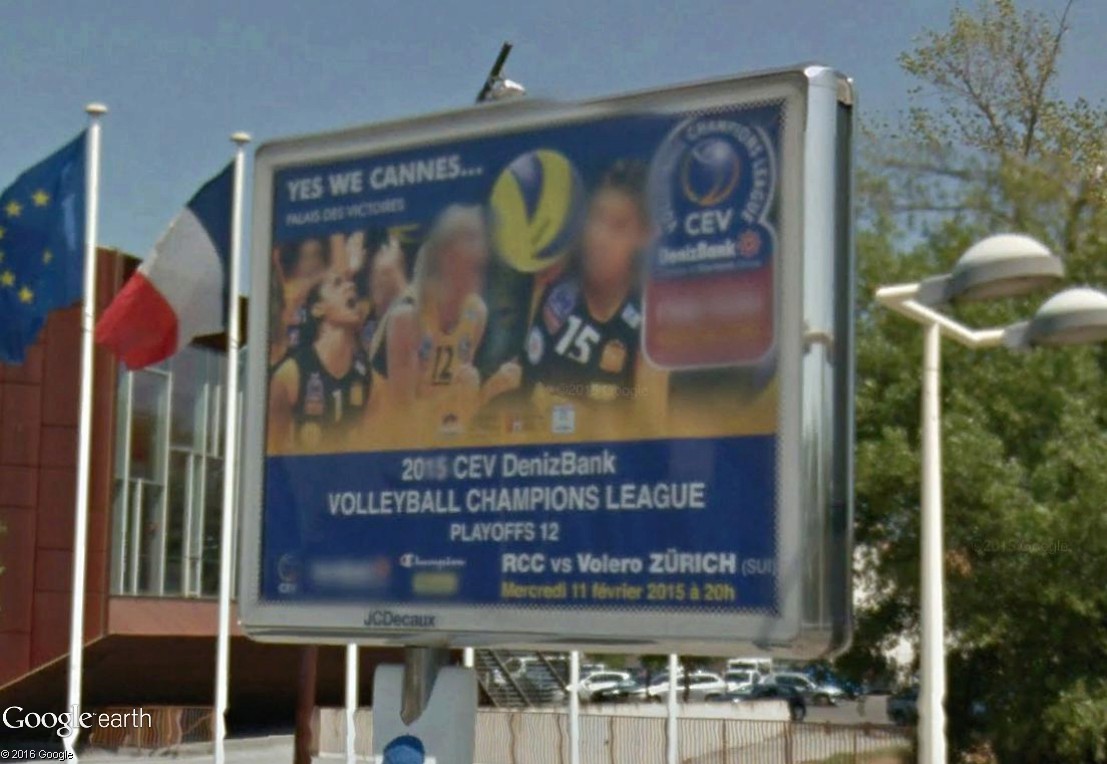 Géographie de la Ligue A Féminine de volley-ball (France) Cannes10