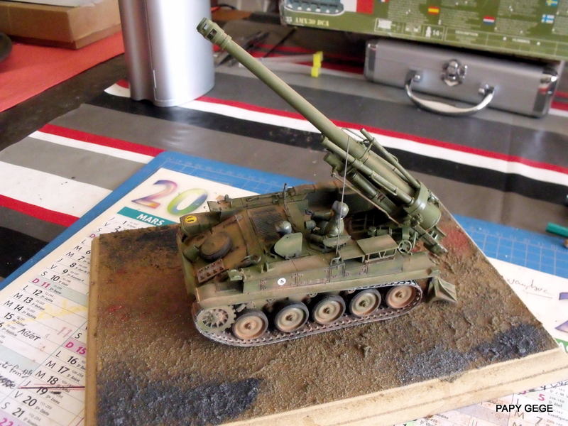 AMX 13 155 Automouvant au 1/35 de heller 20-pds10