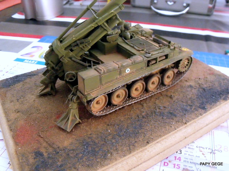 AMX 13 155 Automouvant au 1/35 de heller 28-pds10