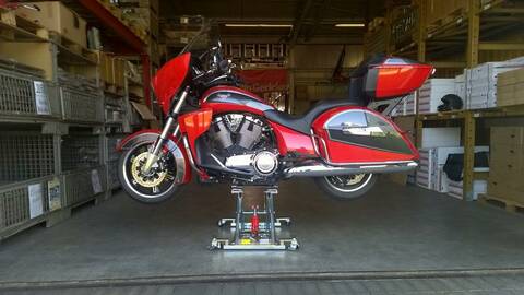 Lève moto mécanique hydraulique Bike Tek pour custom - Atelier & Stand sur  La Bécanerie