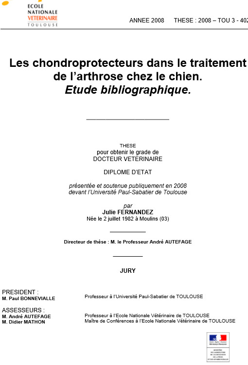 L'arthrose canine Chondr10